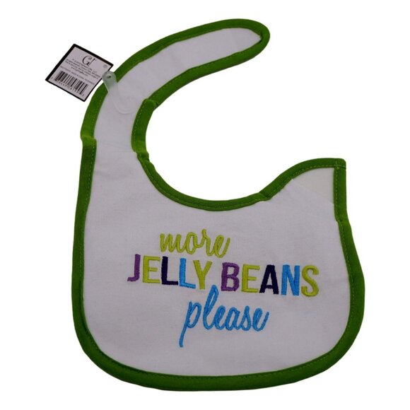 Carter's Blue Bodysuit with Print "My First Easter", with Bib, Size Preemie - Picture 3 of 3